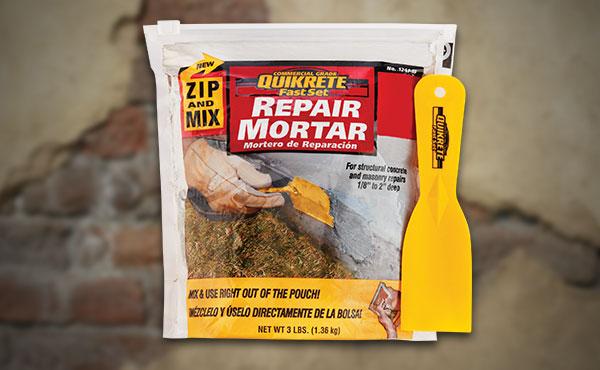 Quikrete FastSet Repair Mortar Mix Quikrete FastSet Repair Mortar Mix