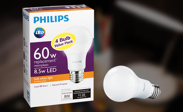 Philips A19 Medium LED Light Bulb Philips A19 Medium LED Light Bulb