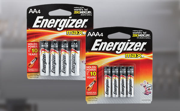 Energizer 4 Packs (AA or AAA) Energizer 4 Packs (AA or AAA)