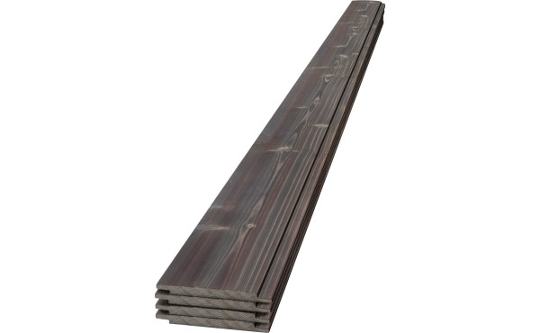 UFP-Edge 6 In. W x 8 Ft. L x 1 In. Thick Charred Ash Wood Shiplap Board (12.33 Sq. Ft./4-Pack) UFP-Edge 6 In. W x 8 Ft. L x 1 In. Thick Charred Ash Wood Shiplap Board (12.33 Sq. Ft./4-Pack)