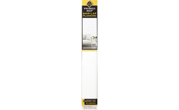 Designer's Choice 6-3/4 In. W x 48 In. L x 1/4 In. Thick White Primed Shiplap Board (6-Pack) Designer's Choice 6-3/4 In. W x 48 In. L x 1/4 In. Thick White Primed Shiplap Board (6-Pack)
