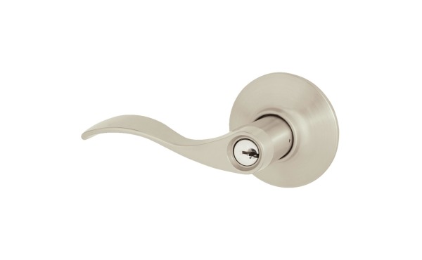 Schlage Satin Nickel Accent Entry Door Lever Schlage Satin Nickel Accent Entry Door Lever