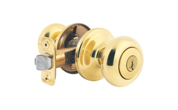 Kwikset Polished Brass Entry Door Knob w/SmartKey Kwikset Polished Brass Entry Door Knob w/SmartKey