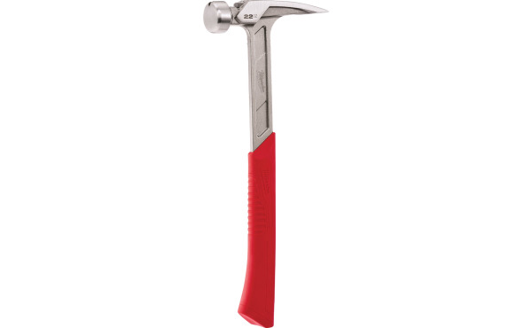 Milwaukee 22 Oz. Smooth-Face Framing Hammer with Steel I-Beam Handle Milwaukee 22 Oz. Smooth-Face Framing Hammer with Steel I-Beam Handle