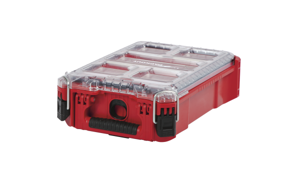 Milwaukee PACKOUT 9.75 In. W x 4.50 In. H x 15.25 In. L Compact Small Parts Organizer with 5 Bins