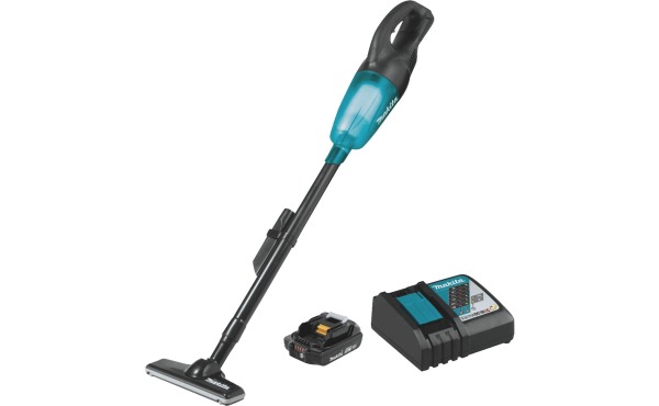 Makita 18-Volt LXT 2.0 Ah Cordless Bagless Stick Vacuum Cleaner Kit Makita 18-Volt LXT 2.0 Ah Cordless Bagless Stick Vacuum Cleaner Kit