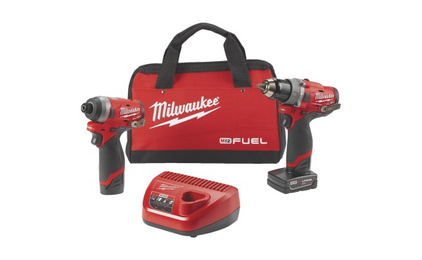 Milwaukee 2-Tool M12 FUEL 12V Lithium-Ion Brushless Hammer Drill & Impact Driver Cordless Tool Combo Kit Milwaukee 2-Tool M12 FUEL 12V Lithium-Ion Brushless Hammer Drill & Impact Driver Cordless Tool Combo Kit