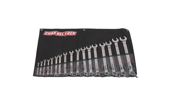 Channellock SAE/Metric 12-Point Combination Wrench Set (17-Piece)