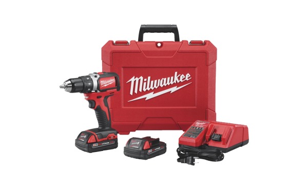 Milwaukee M18 18 Volt Lithium-Ion 1\/2 In. Brushless Compact Cordless Drill Kit Milwaukee M18 18 Volt Lithium-Ion 1\/2 In. Brushless Compact Cordless Drill Kit