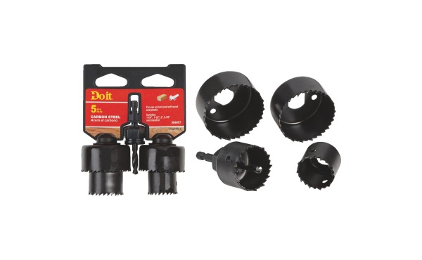 Do it Carbon Steel Hole Saw Set (5-Piece) Do it Carbon Steel Hole Saw Set (5-Piece)