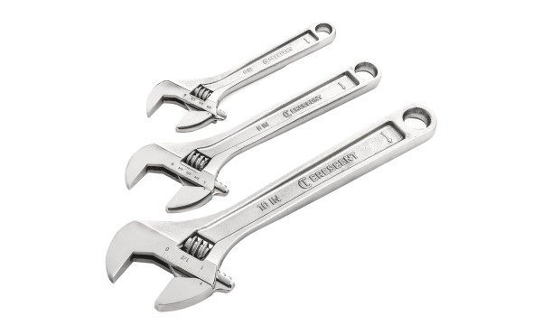 Crescent 6 In., 8 In., 10 In. Adjustable Wrench Set (3-Piece) Crescent 6 In., 8 In., 10 In. Adjustable Wrench Set (3-Piece)