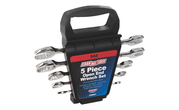 Channellock Standard & Metric Open End Wrench Set (5-Piece) Channellock Standard & Metric Open End Wrench Set (5-Piece)