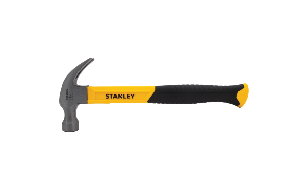 Stanley 16 Oz. Smooth-Face Curved Claw Hammer with Fiberglass Handle Stanley 16 Oz. Smooth-Face Curved Claw Hammer with Fiberglass Handle