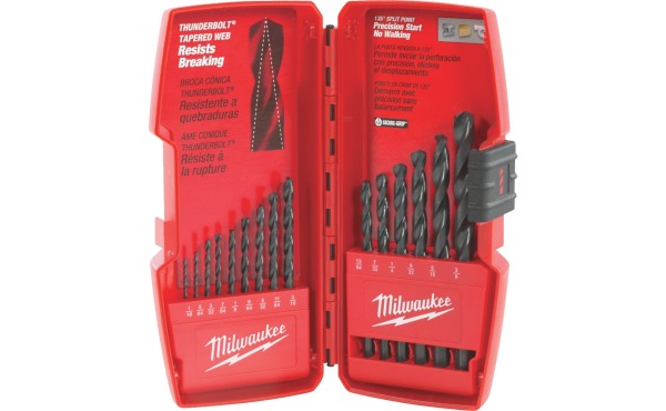 Milwaukee 15-Pc. Black Oxide Drill Bit Set Milwaukee 15-Pc. Black Oxide Drill Bit Set