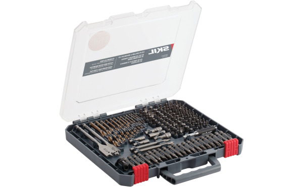 SKIL 120-Piece Drill and Drive Set with Bit Grip Magnetic Bit Collar SKIL 120-Piece Drill and Drive Set with Bit Grip Magnetic Bit Collar