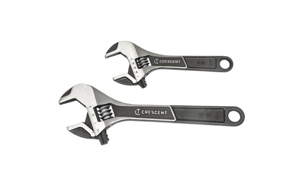 Crescent 6 In. & 10 In. Wide Jaw Adjustable Wrench Set (2-Piece) Crescent 6 In. & 10 In. Wide Jaw Adjustable Wrench Set (2-Piece)