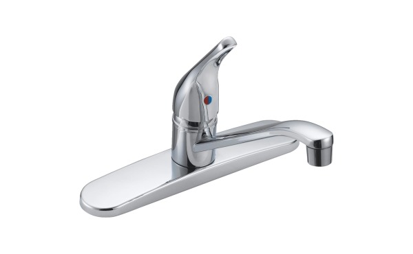 Home Impressions Single Handle Lever Kitchen Faucet, Chrome Home Impressions Single Handle Lever Kitchen Faucet, Chrome