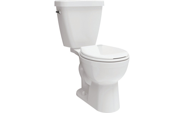 Delta Prelude White Round Bowl 1.28 GPF Toilet Kit Delta Prelude White Round Bowl 1.28 GPF Toilet Kit
