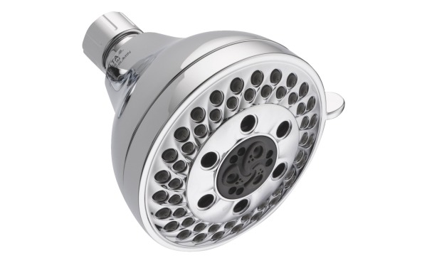 Delta 5-Spray 1.8 GPM H2Okinetic Fixed Showerhead, Chrome