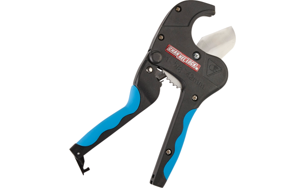 Channellock Up to 1-5/8 In. Ratcheting PVC Plastic Tubing Cutter Channellock Up to 1-5/8 In. Ratcheting PVC Plastic Tubing Cutter