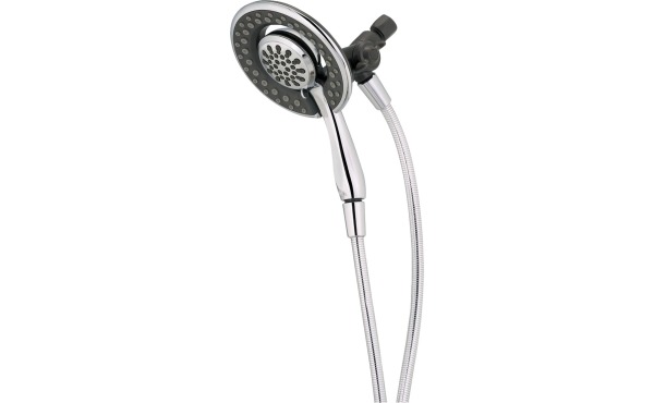 Delta In2ition 4-Spray 1.8 GPM Combo Hand-Held Shower & Showerhead, Chrome Delta In2ition 4-Spray 1.8 GPM Combo Hand-Held Shower & Showerhead, Chrome