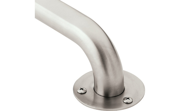 Moen Home Care 18 In. x 1-1/2 In. Exposed Screw Grab Bar, Stainless Steel Moen Home Care 18 In. x 1-1/2 In. Exposed Screw Grab Bar, Stainless Steel