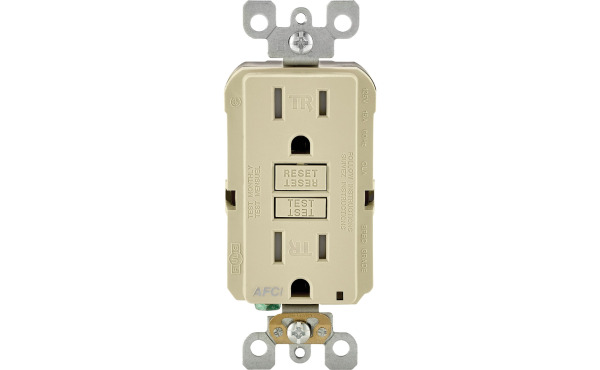 Leviton SmartLockPro 15A Arc Fault 5-15R Duplex Outlet Leviton SmartLockPro 15A Arc Fault 5-15R Duplex Outlet