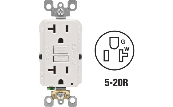 Leviton Self-Test Rounded Corner GFCI Outlets Leviton Self-Test Rounded Corner GFCI Outlets