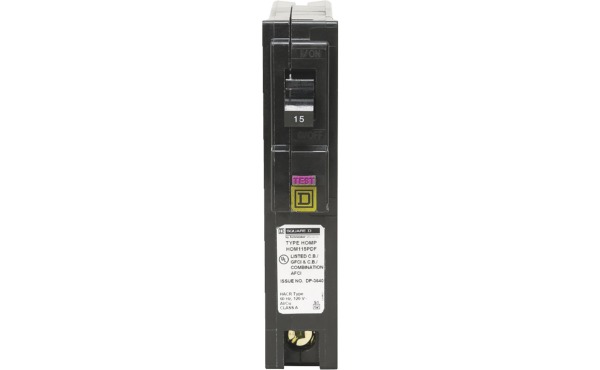 15A or 20A Single-Pole CAFCI Plug-On Neutral Dual Function Circuit Breaker 15A or 20A Single-Pole CAFCI Plug-On Neutral Dual Function Circuit Breaker