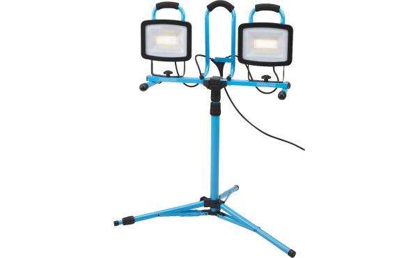 Channellock 13,200 Lm. LED Twin Head Tripod Stand-Up Work Light
