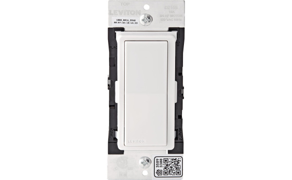 Leviton Decora Smart WiFi 15A 120V White Rocker Switch Leviton Decora Smart WiFi 15A 120V White Rocker Switch