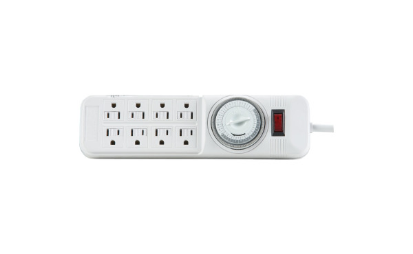 Do it 8-Outlet White Power Strip with Timer & 4 Ft. Cord Do it 8-Outlet White Power Strip with Timer & 4 Ft. Cord