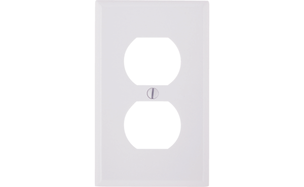 Leviton 1-Gang Smooth Plastic Outlet Wall Plate, Assorted Colors Leviton 1-Gang Smooth Plastic Outlet Wall Plate, Assorted Colors