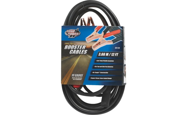 Road Power 12' 10 Gauge 200 Amp Booster Cable Road Power 12' 10 Gauge 200 Amp Booster Cable