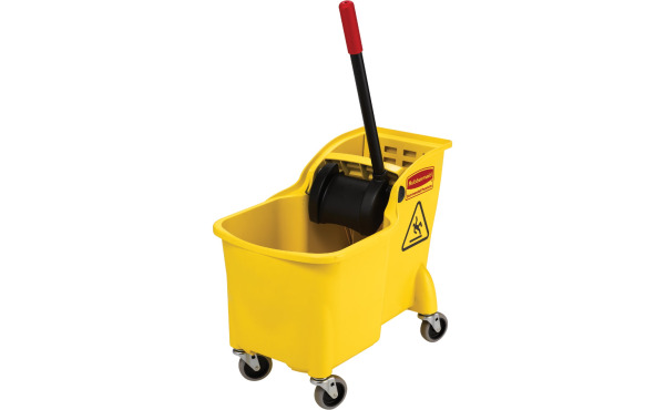Rubbermaid Commercial 31 Qt. Tandem Bucket and Wringer Rubbermaid Commercial 31 Qt. Tandem Bucket and Wringer