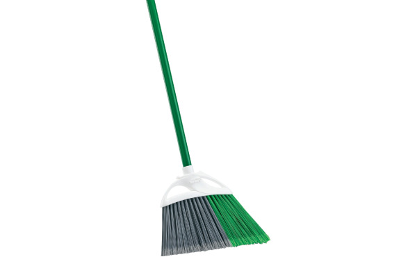 Libman 11 In. W. x 53.5 In. L. Steel Handle Precision Angle Broom