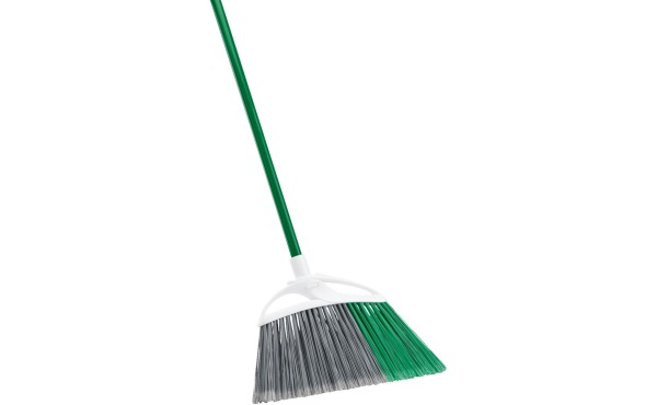 Libman 16 In. W. x 55 In. L. Steel Handle Extra Large Precision Angle Broom