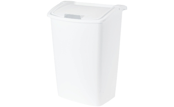 Rubbermaid 42 Qt. White Wastebasket with Lid Rubbermaid 42 Qt. White Wastebasket with Lid