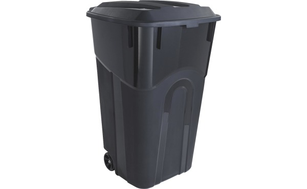 United Solutions Rough and Rugged 32 Gal. Outdoor Trash Can with Attached Lid United Solutions Rough and Rugged 32 Gal. Outdoor Trash Can with Attached Lid