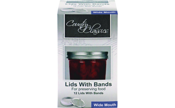 Country Classics Canning Jar Lids & Bands (12-Count)
