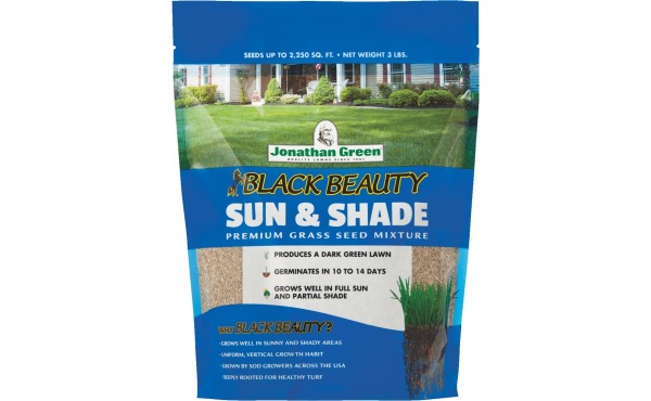 Jonathan Green Black Beauty 3 Lb. 1125 Sq. Ft. Coverage Sun & Shade Grass Seed Jonathan Green Black Beauty 3 Lb. 1125 Sq. Ft. Coverage Sun & Shade Grass Seed