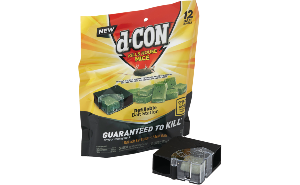 D-Con Refillable Corner Fit Mouse Bait Station (12-Refill) D-Con Refillable Corner Fit Mouse Bait Station (12-Refill)