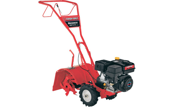 Troy-Bilt Bronco 14 In. 208cc Rear Tine Counter-Rotating Garden Tiller Troy-Bilt Bronco 14 In. 208cc Rear Tine Counter-Rotating Garden Tiller