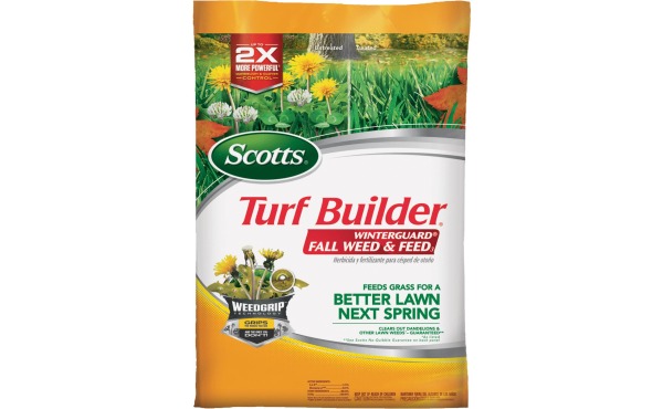 Scotts Turf Builder WinterGuard Weed & Feed 28-0-6 Winterizer Fall Fertilizer