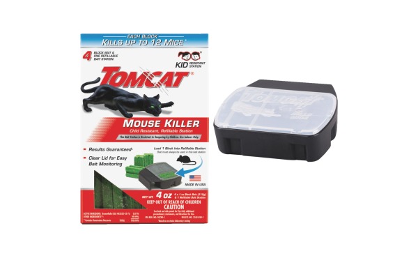 Tomcat Mouse Killer III Refillable Mouse Bait Station (4-Refill) Tomcat Mouse Killer III Refillable Mouse Bait Station (4-Refill)