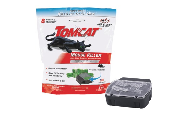 Tomcat Mouse Killer I Refillable Mouse Bait Station (8-Refill) Tomcat Mouse Killer I Refillable Mouse Bait Station (8-Refill)