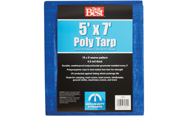 Do it Best Blue Woven Medium Duty Poly Tarp Assorted Sizes Do it Best Blue Woven Medium Duty Poly Tarp Assorted Sizes