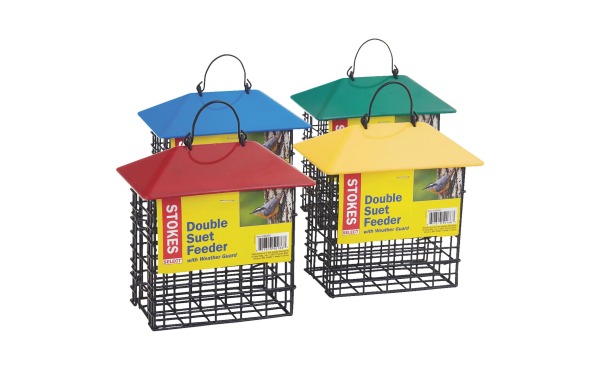 Stokes Select 2-Cake Metal Suet Feeder Stokes Select 2-Cake Metal Suet Feeder