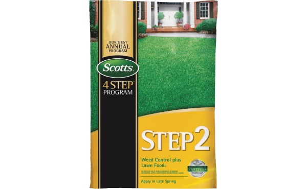 Scotts 4-Step Program Step 2 14.29 Lb. 5000 Sq. Ft. 28-0-3 Lawn Fertilizer with Weed Killer Scotts 4-Step Program Step 2 14.29 Lb. 5000 Sq. Ft. 28-0-3 Lawn Fertilizer with Weed Killer