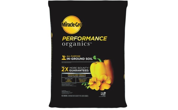 Miracle-Gro Performance Organics 1.33 Cu. Ft. In-Ground All Purpose Garden Soil Miracle-Gro Performance Organics 1.33 Cu. Ft. In-Ground All Purpose Garden Soil